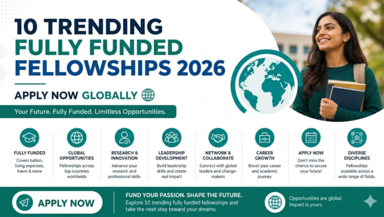 10 Trending Fully Funded Fellowships 2026: The Global $50k+ "Legacy Launchpad" for Elite Experts