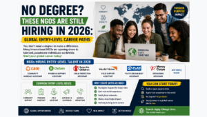 No Degree? These NGOs Are Still Hiring in 2026: Global Entry-Level Career Paths